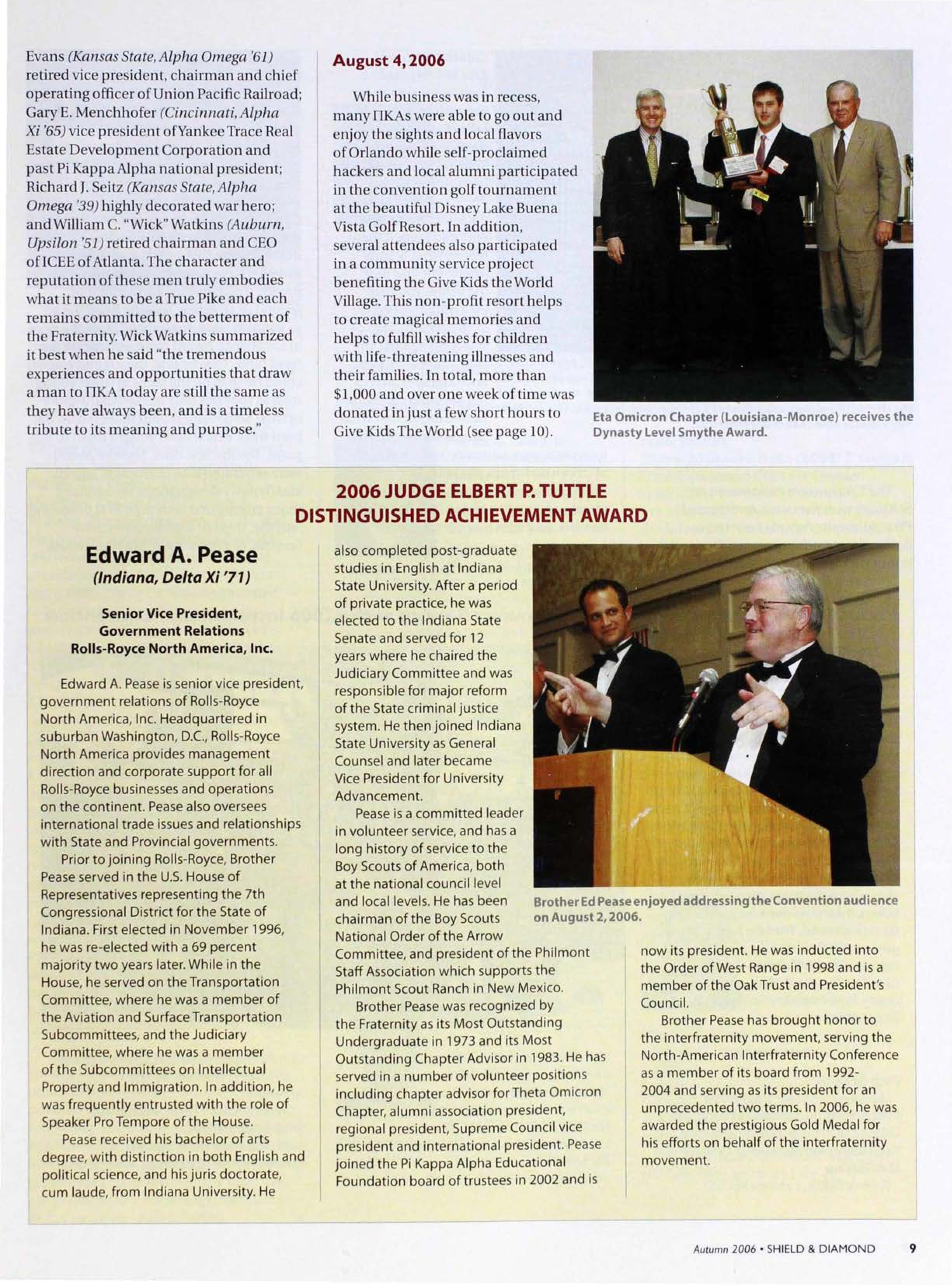 2006 Judge Elbert P. Tuttle Distinguished Achievement Award